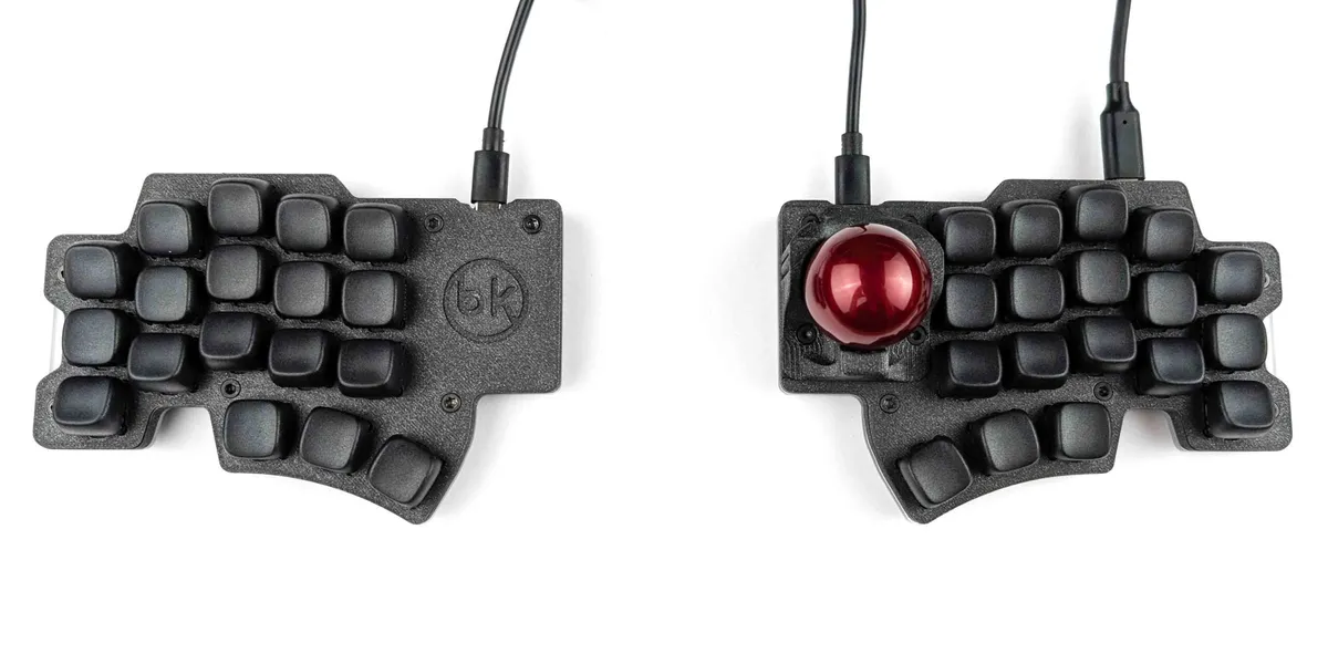 Bastard Keyboards Dilemma V4 hotswap trackball