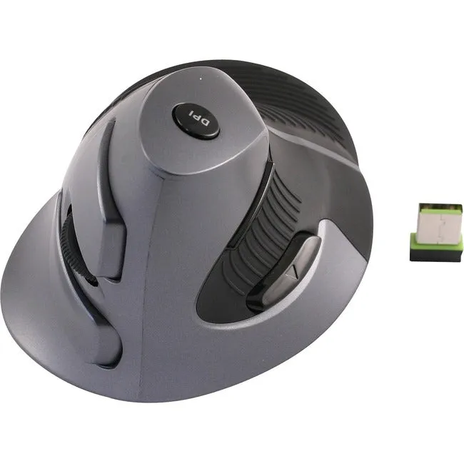 Clearly Superior Technologies CST3645A Ergonomic Vertical Mouse 5 Button Optical Wireless