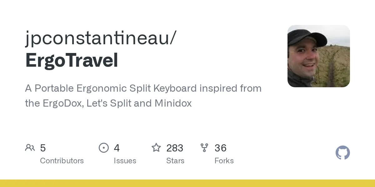 JPConstantineau.com ErgoTravel Keyboard