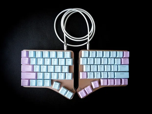 Kumao Kobo (くまお工房) Kudox Keyboard (Hot-swap ver., Copper Case)
