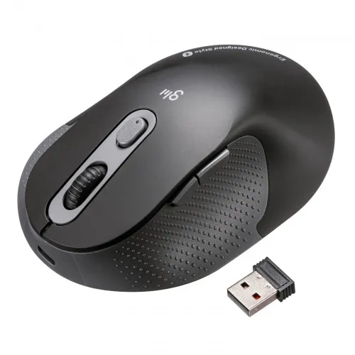 Sanwa Supply MA-EWBBS528 Quiet Wireless Ergonomic Mouse