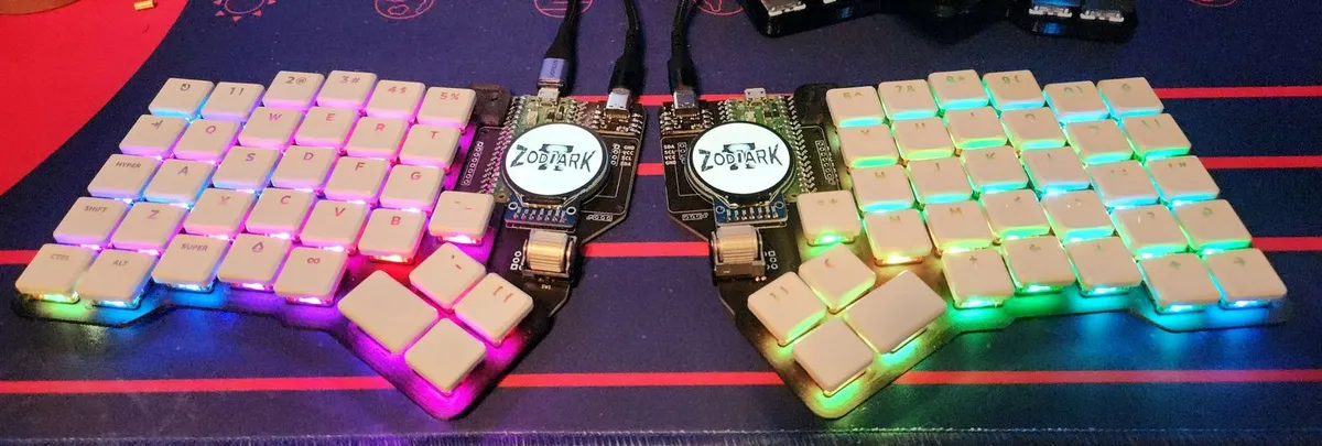 Split Logic Keyboards ZodiarkPi